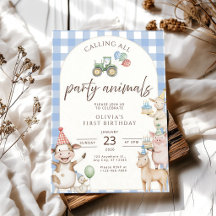 Animais da Festa no Quintal de Fazenda Aniversário