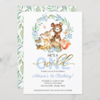 Animais da Floresta Ele é Selvagem Um Primeiro Ani