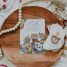 Animais da selva tropical | CHÁ DE FRALDAS