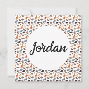 Convite Animais da Vida Selvagem Aussie da Austrália