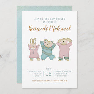 Convite Animais de Corte   CHÁ DE FRALDAS