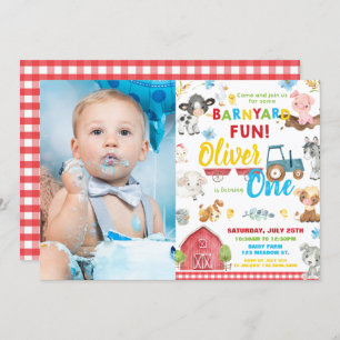 Convite Animais De Criação Cachorro primeiro aniversario U