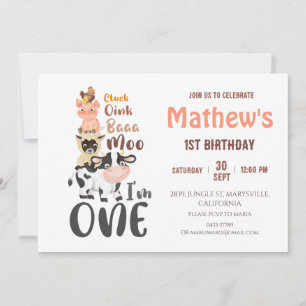 Convite Animais de exploração Santa Vaca Primeiro primeiro