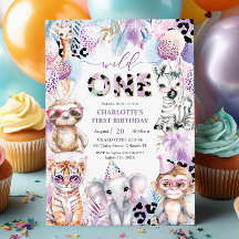 Animais do Partido Selva Safari Selvagem Um primei