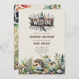 Convite Animais Selvagens De Pavimento De Um Porco