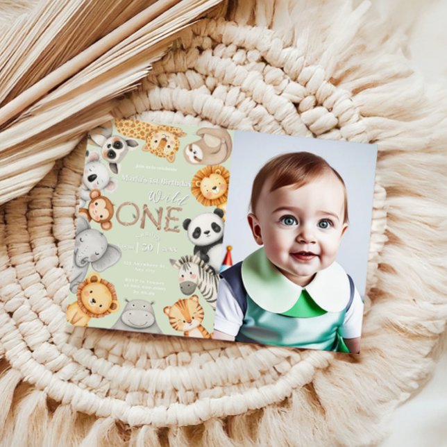 Convite Animais Selvagens Selvagens Selvagens Selvagens Se (Criador carregado)