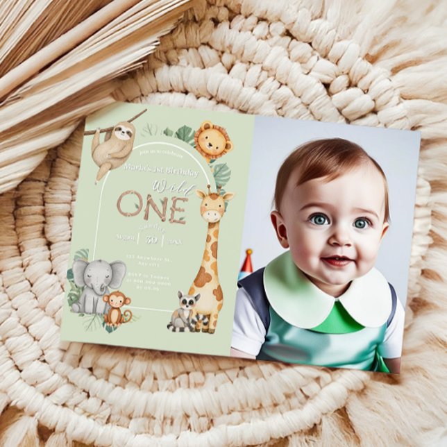 Convite Animais Selvagens Selvagens Selvagens Selvagens Se (Criador carregado)