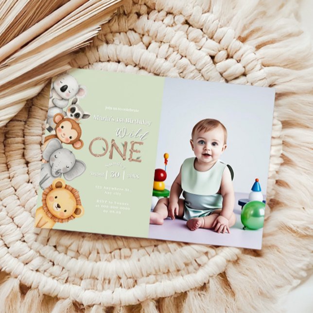 Convite Animais Selvagens Selvagens Selvagens Selvagens Se (Criador carregado)