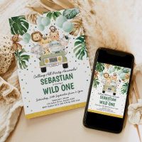 Animais Selvagens Selvagens Tropicais Safari Um An