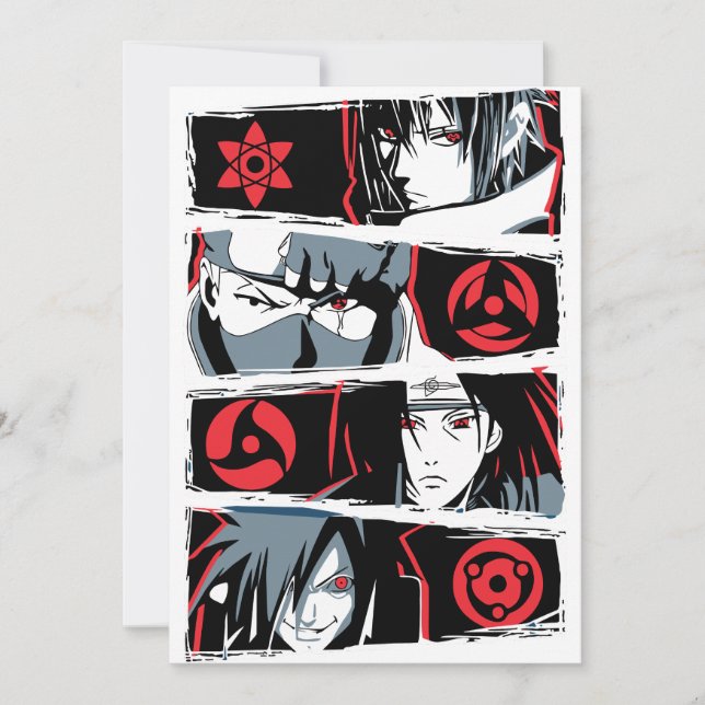 Convite Anime T-shirts design (Frente)