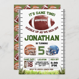 Convite Aniversariante do futebol