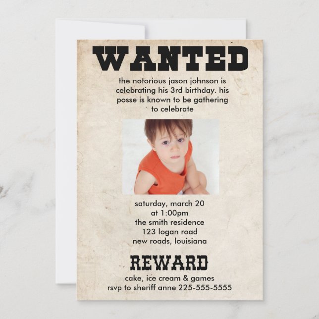 Convite Aniversário (Frente)