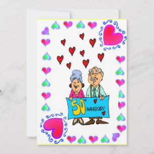 Convite Aniversário - 50º Dourado