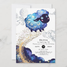 Aniversário Adorável da Ovelha Infantil