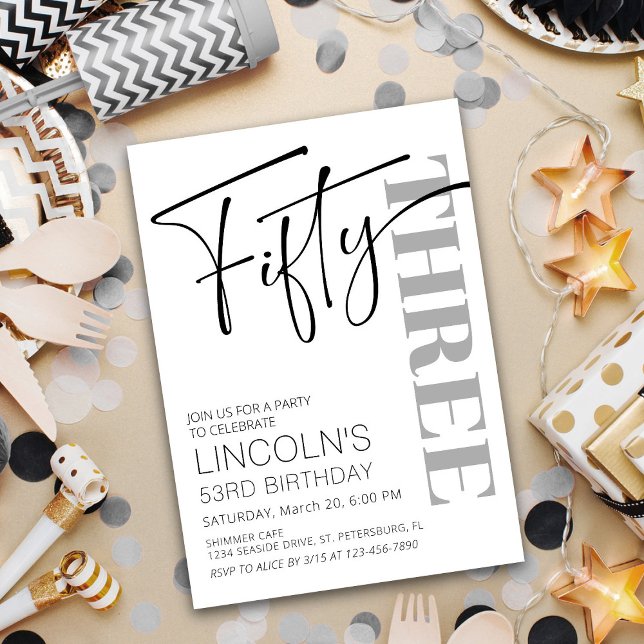 Convite Aniversário Adulto 51 52 53 54 55 56 57 58 59 (Criador carregado)