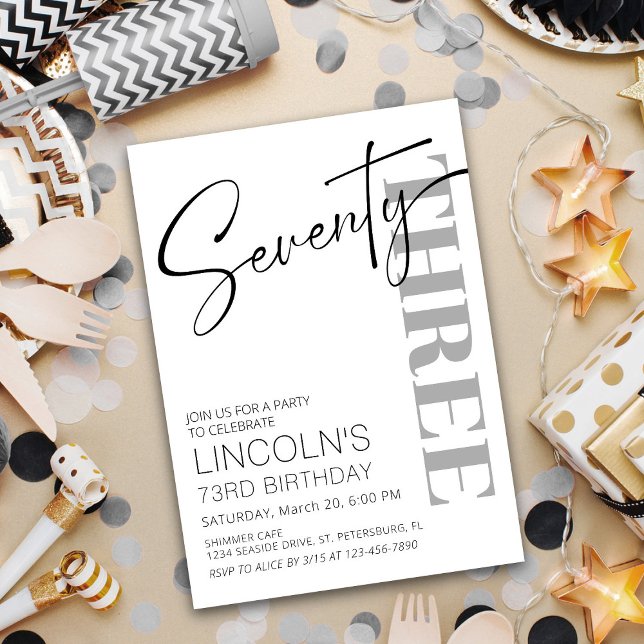 Convite Aniversário Adulto 71 72 73 74 75 76 77 78 79 (Criador carregado)