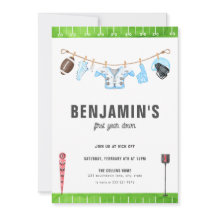 Aniversário Azul De Futebol No Primeiro Ano Em 11