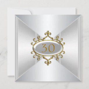 Convite Aniversário Bodas de Ouro Prata