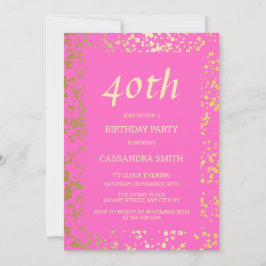 Convite Aniversário Clássico do Egito Dourado Sprinkles Ro