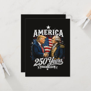 Convite Aniversário da América 250º Trump Washington