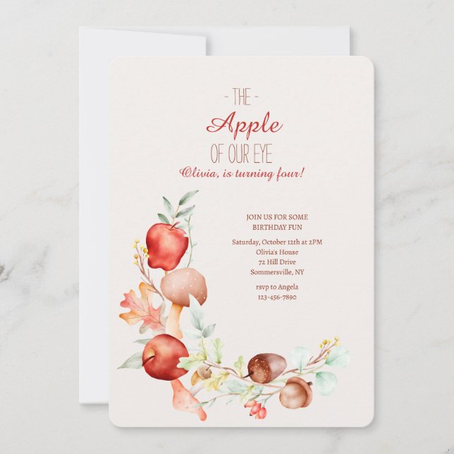Convite Aniversário da Apple (Frente)