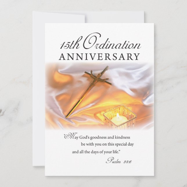 Convite Aniversário da Coordenação de 15 de Convite, Cross (Frente)