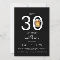 Aniversário da Dirty 30 Party Beer Surprise