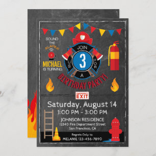 Convite Aniversário da engrenagem e do crachá do