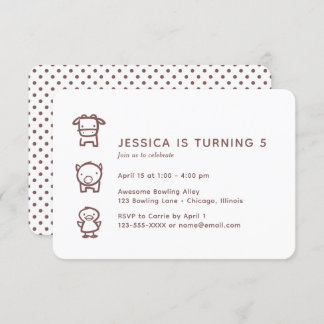 Convite Aniversário da fazenda