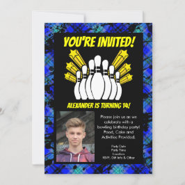 Convite Aniversário da Festa de FotoBoliches das Estrelas 