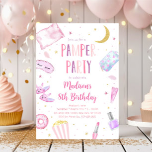 Convite Aniversário da Festa de Menina adolescente