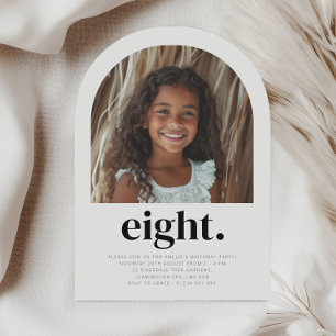 Convite Aniversário da Foto de Oito Arcos