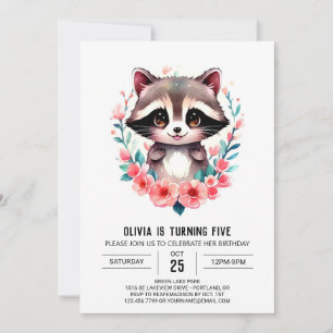 Convite Aniversário da Garota Simples