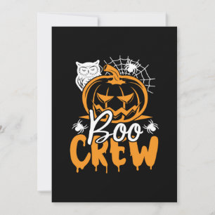 Convite Aniversário da Halloween Boo Crew