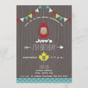 Convite Aniversário da Lanterna Vermelha