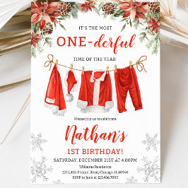 Convite Aniversário da Linha de Ropa do Papai Noel