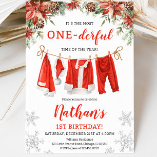 Convite Aniversário da Linha de Ropa do Papai Noel
