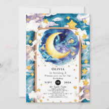 Aniversário da Lua Cuta Encantada