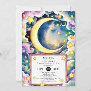 Convite Aniversário da Lua Mágica
