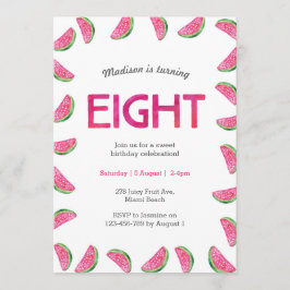 Convite Aniversário da Melancia