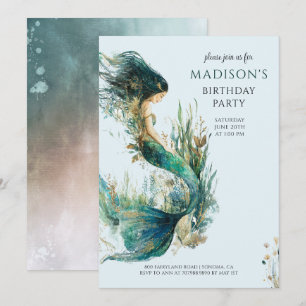 Convite Aniversário da Mereia Mágica