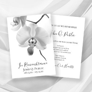 Convite Aniversário da Morte das Orquídeas Negras e Bran