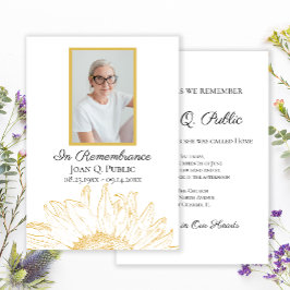 Convite Aniversário da Morte Gráfica Amarela