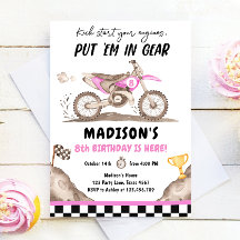 Aniversário da moto de bicicleta Dirt Bike