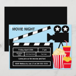 Convite Aniversário da Noite do Filme