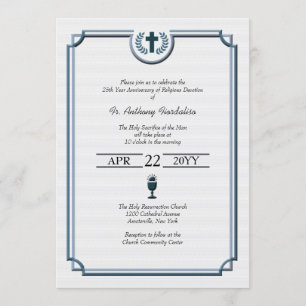 Convite Aniversário da Ordenação