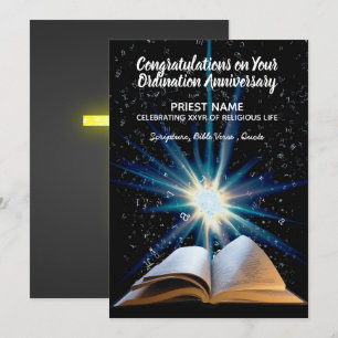 Convite Aniversário da Ordenação do Padre - QUAISQUER A