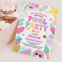 Aniversário da Piscina Tropical de Verão do Partid