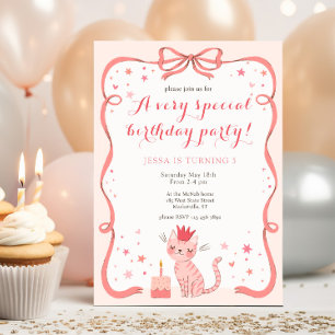 Convite Aniversário da Pretty Kitty