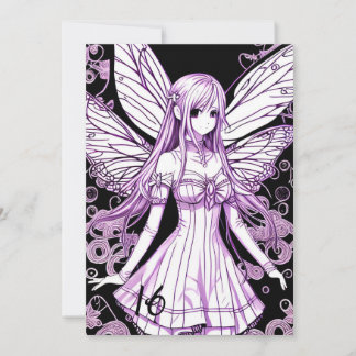 Convite Aniversário da Princesa Púrpura Violeta Doce 16